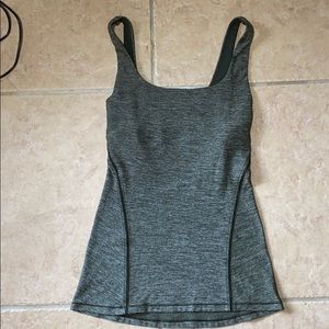 Lululemon olive green tank top
